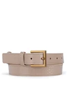 Paski - Gino Rossi Pasek BLYL23002 Beżowy - miniaturka - grafika 1