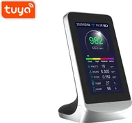 Stacje pogodowe - BOT Inteligentny monitor jakości powietrza AQ1 WiFi Tuya CO2, TVOC, HCHO, PM2.5 - miniaturka - grafika 1