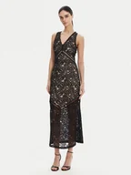 Sukienki - Guess Sukienka koktajlowa W5GT37 KCS90 Czarny Slim Fit - miniaturka - grafika 1