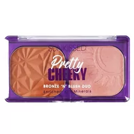 Bronzery i konturowanie twarzy - Sunkissed, Pretty Cheeky, Puder brązujący + Róż - miniaturka - grafika 1