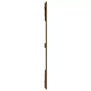 Wezgłowie łóżka, miodowy brąz, 159,5x3x110 cm, drewno sosnowe Lumarko - Inne meble do sypialni - miniaturka - grafika 6