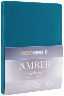 DecoKing Jersey/AMBER/BLUESAPPHIRE/140-160x200+30 - Prześcieradła - miniaturka - grafika 1