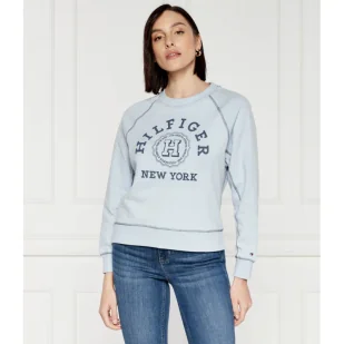 Tommy Hilfiger Bluza VARSITY RAGLAN | Regular Fit - Bluzy damskie - miniaturka - grafika 1