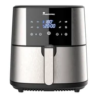 Frytkownice - MasterPRO ROCKET 600 - Frytkownica powietrzna 1800 W 6L - Ekran dotykowy LED - Termostat regulowany 80-200°C - Zdejmowany kosz z powłoką Ceratech - Obudowa zimna - miniaturka - grafika 1