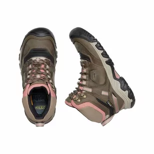 Buty trekkingowe damskie KEEN RIDGE FLEX MID WP - Buty trekkingowe damskie - miniaturka - grafika 3