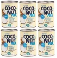 Zdrowa żywność - Terrasana Mleczko Kokosowe 6x400ml (80% kokosa) BEZ GUMY GUAR - miniaturka - grafika 1