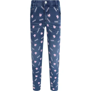 Guess Jeansy | Regular Fit - Spodnie sportowe damskie - miniaturka - grafika 1