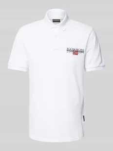 Koszulka polo o kroju slim fit z nadrukiem z logo model ‘AYLMER’ - Koszulki męskie - miniaturka - grafika 1
