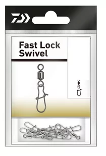 Daiwa Krętlik Z Agrafką Fast Lock 10-7kg - Inne akcesoria dla wędkarzy - miniaturka - grafika 1