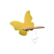 Lampy pozostałe - Żółta lampa dziecięca Butterfly – Candellux Lighting - miniaturka - grafika 1