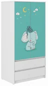 Szafy i szafki dla dzieci - Szafa dziecięca B-9 SŁONIK - miniaturka - grafika 1