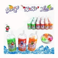 Gumy do żucia, lizaki, dropsy - LOLIPOP POWDER LIZAK Z ORANŻADKĄ MIX SMAKÓW (5G) 30SZT - miniaturka - grafika 1