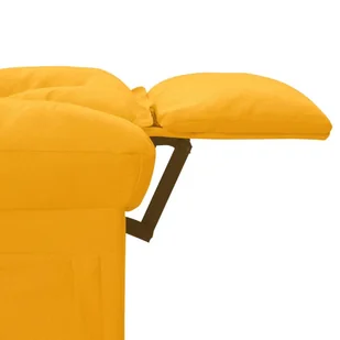 Lumarko Elektryczny fotel masujący, żółty, tkanina - Fotele - miniaturka - grafika 8