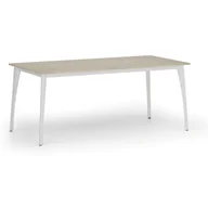 Stoły i stoliki do biura - Stół konferencyjny PRIMO OMEGA, 1800 x 900 mm, podstawa biała, dąb naturalny - miniaturka - grafika 1