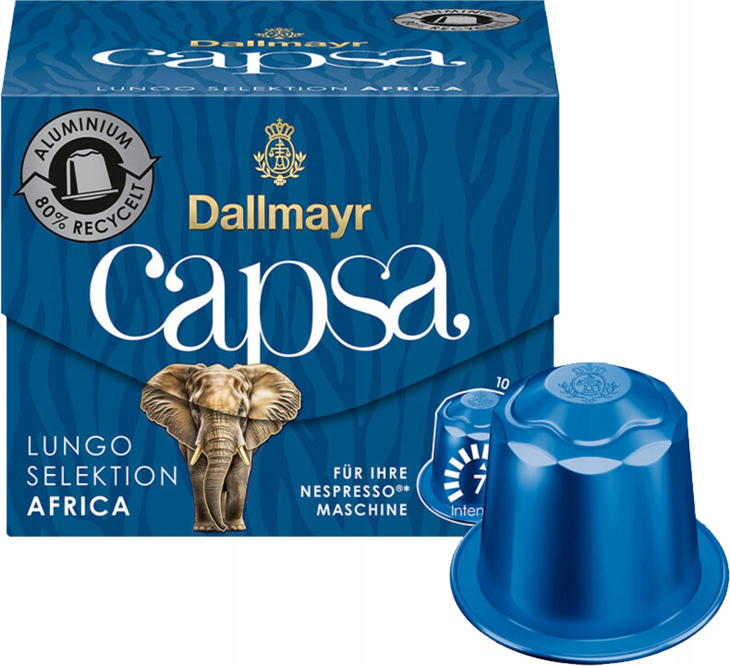 Kapsułki do Nespresso Dallmayr Capsa Lungo Selektion Africa 10 szt.