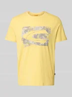 Koszulki męskie - T-shirt z logo i okrągłym dekoltem - miniaturka - grafika 1