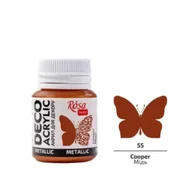 Farby i media malarskie - Rosa Farba akrylowa metaliczna copper 55 20ml - miniaturka - grafika 1