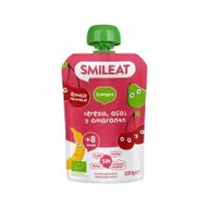 Desery dla dzieci - Smileat Mus z ekologicznymi wiśniami, acai i amarantem po 8 miesiącu 100 g Bio - miniaturka - grafika 1