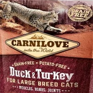 Sucha karma dla kotów - Carnilove Duck & Turkey For Large 0,4 kg - miniaturka - grafika 1