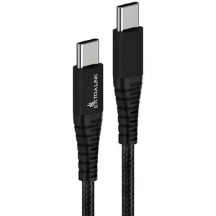 Kabel USB Typ C - USB Typ C EXTRALINK Smart Life Cable 100W 2m Czarny - Kable USB - miniaturka - grafika 1
