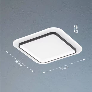 Lampa sufitowa LED Blithe, 50x50cm 40W - Lampy sufitowe - miniaturka - grafika 1