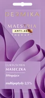 Maseczki do twarzy - Dermika Maestria, luksusowa maseczka liftingująca, multipeptydy 2,5%, 7g - miniaturka - grafika 1