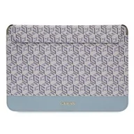 Plecaki - Guess Sleeve GUCS14HGCFSEB 14" niebieski/blue GCube Stripes - miniaturka - grafika 1