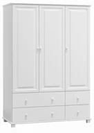 Szafy - Szafa sosnowa 3D nr7 S120 biała - miniaturka - grafika 1