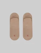Skarpetki męskie - skarpety stopki invisible II beżowe - miniaturka - grafika 1