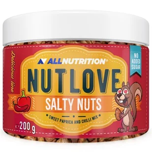 ALLNUTRITION NUTLOVE SALTY NUTS Słodka Papryka i Papryka Chili 200g - Zdrowa żywność - miniaturka - grafika 1