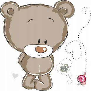 Naklejka ścienna dla dzieci Miś Misie Pluszaki 26, 70x70 cm - Naklejki na ścianę Naklejka ścienna dla dzieci Miś Misie Pluszaki 26, 70x70 cm - Naklejki na ścianę - miniaturka - grafika 1