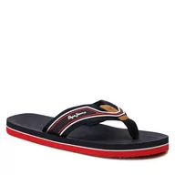 Klapki i japonki damskie - Pepe Jeans Japonki Soutch Beach 2.0 PMS70109 Navy 595 - miniaturka - grafika 1