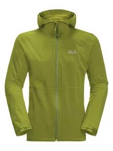 Jack Wolfskin Kurtka funkcyjna "Pack & Go" w kolorze zielonym - Kurtki i kamizelki sportowe męskie - miniaturka - grafika 1