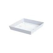 Donice - Podstawka Lofly saucer square - biały - miniaturka - grafika 1