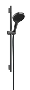 Hansgrohe Rainfinity - Zestaw głowicy prysznicowej, drążka i węża, 3 strumienie, czarny szczotkowany chrom 28745340 - Zestawy prysznicowe - miniaturka - grafika 1