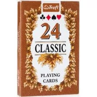 Gry karciane - Trefl Karty Classic 24 Listki K10245 - miniaturka - grafika 1