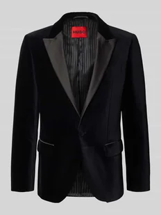 Smoking o kroju slim fit z mieszanki bawełny i aksamitu model ‘HENRY254E1X’ - Garnitury - miniaturka - grafika 1