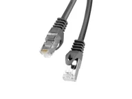 Patchcordy - Patchcord kat.6 FTP 3m czarny Fluke Passed Lanberg PCF6-10CC-0300-BK - miniaturka - grafika 1