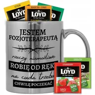 Kubki - KUBEK SREBRNY PREZENT DLA FIZJOTERAPEUTKI RZECZY NIEMOŻLIWE OD RĘKI WZORY - miniaturka - grafika 1