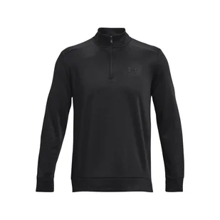 Męska Bluza UNDER ARMOUR UA ARMOUR FLEECE 1/4 ZIP 1373358-001 – Czarny - Bluzy męskie - miniaturka - grafika 1