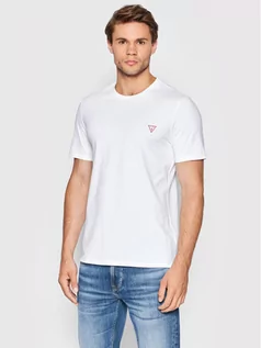 Koszulki męskie - GUESS T-Shirt M2YI36 I3Z11 Biały Slim Fit - grafika 1
