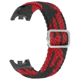Beline do Mi Band 8 Nylon Czarno-czerwony - Akcesoria do zegarków - miniaturka - grafika 1