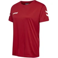 Koszulki sportowe damskie - Koszulka piłkarska z krótkim rękawem damska Hummel Core Polyester Tee Woman S/S - miniaturka - grafika 1
