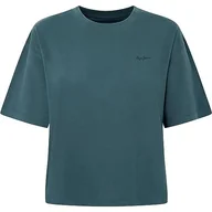Koszulki i topy damskie - Pepe Jeans Koszulka damska Billie, Zielony (Regent Green), XS - miniaturka - grafika 1