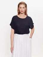 Bluzki damskie - Kaffe Bluzka Amber Stanley 10500781 Granatowy Loose Fit - miniaturka - grafika 1
