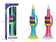 Instrumenty muzyczne dla dzieci - Trąbka 34x9,7x9,7cm MIX - miniaturka - grafika 1