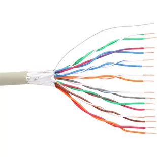 InLine Telefoniczny Kabel 16 wire solid installation 8x2x06mm ekranowany 25m 69978C - Kable światłowodowe - miniaturka - grafika 1