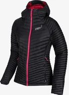 Kurtki i kamizelki sportowe damskie - Inov-8 Kurtka do biegania damska Inov-8 Thermoshell Pro FZ - black/pink M - miniaturka - grafika 1