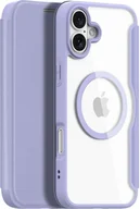Etui i futerały do telefonów - Etui na telefon komórkowy Apple iPhone 16, Dux Ducis Skin X Pro Magnetic, fioletowe i przezroczyste - miniaturka - grafika 1