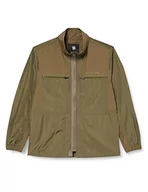 Kurtki męskie - G-STAR RAW Męska kurtka Fabric Mix Overshirt, Zielony (Shadow Olive A790-b230), XL - miniaturka - grafika 1